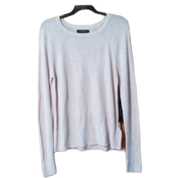 Tahari sweater NWT beige never worn large - Picture 1 of 9